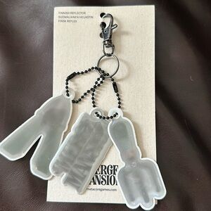 NWT Merge Mansion Finnish Reflector Keychain